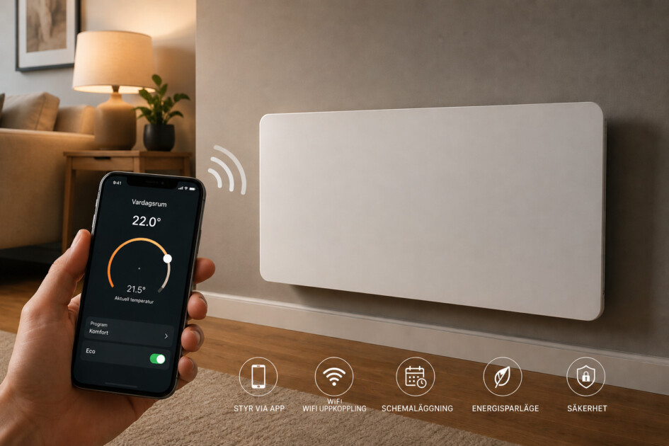 Smart elradiator sparar el